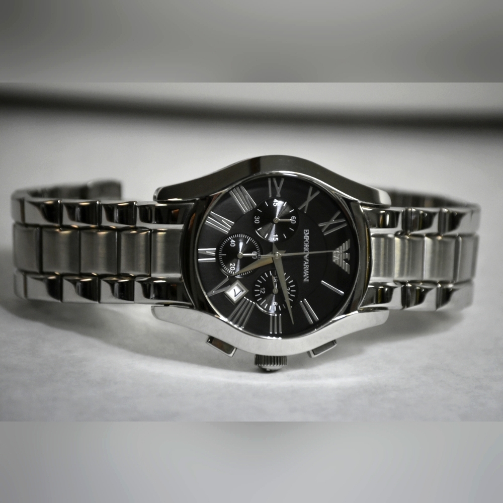 Emporio Armani AR0673 Mens 'Classic' Chronograph Stainless Steel Watch